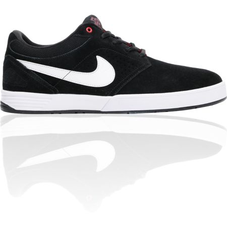 Nike SB P-Rod 5 Low Lunarlon Black, White & Varsity Red Shoe 