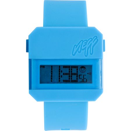Neff Digi Cyan Blue Digital Watch