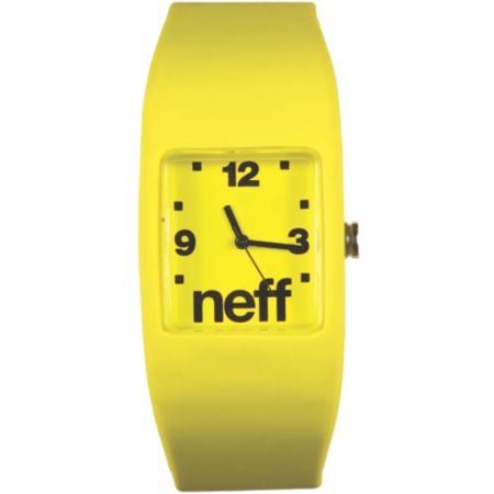 Neff Bandit Yellow Wristband Analog Watch