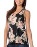 Volcom Girls Black Floral Tank