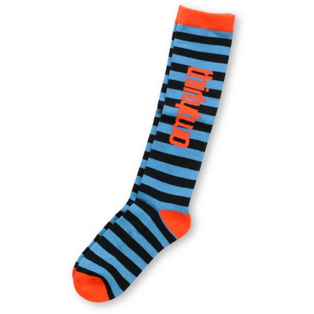 Thirtytwo 2012 Bars N Stripes Black & Red Light Weight Snowboard Socks