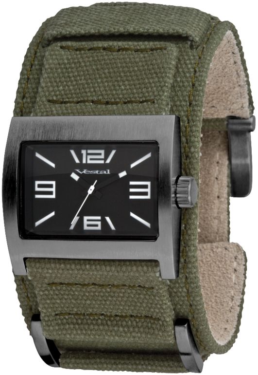 Vestal Legionnaire Army, Gunmetal, & Black Analog Watch