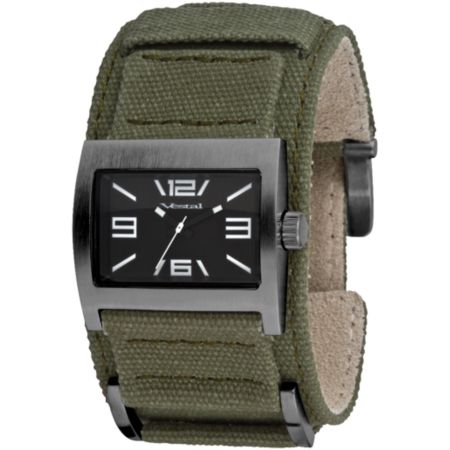 Vestal Legionnaire Army, Gunmetal, & Black Analog Watch