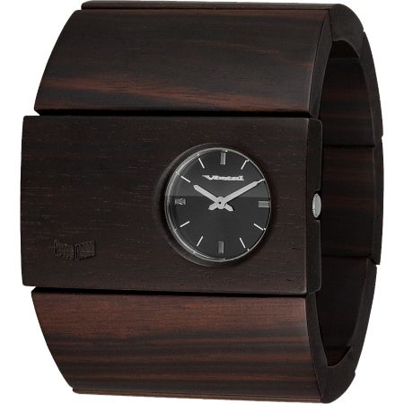 Vestal Rosewood Girls Ebony & Black Analog Watch