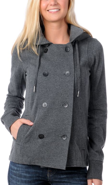 Empyre Girl Canopy Charcoal Sweatshirt Jacket