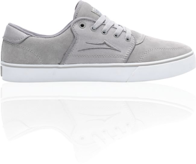 Lakai Carlo Grey Suede Skate Shoe