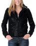 Obey Jealous Lover Black Nubuck Bomber Jacket