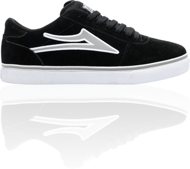 Lakai Manchester Select Black & Grey Skate Shoe