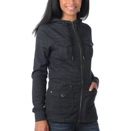 Fatal Charm Parados Fleece Black Hoodie