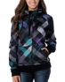 Empyre Girl Canyon Black Plaid 2012 Tech Fleece Zip Up Hoodie