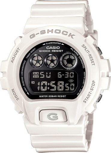G-Shock DW6900NB-7 LTD Classic Metallic White Watch