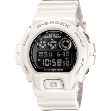 G-Shock DW6900NB-7 LTD Classic Metallic White Watch