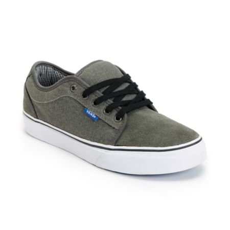 Vans Chukka Low Grey, Black, & Royal Skate Shoe