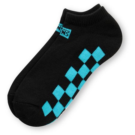 Vans Chex Black & Turquoise Ankle Socks