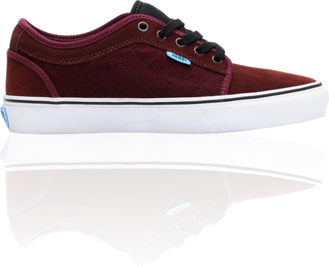 Vans Chukka Low Burgundy Skate Shoe
