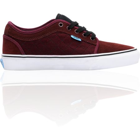 Vans Chukka Low Burgundy Skate Shoe