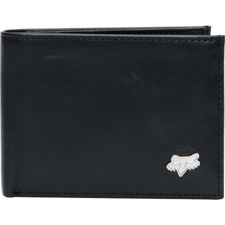 Fox Black Leather Bi-Fold Wallet