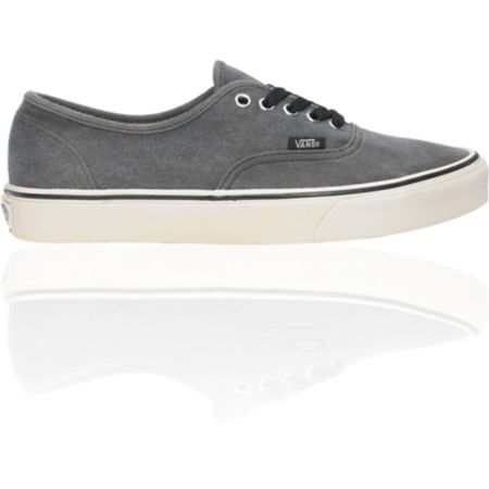Vans Authentic Washed Black Shoe