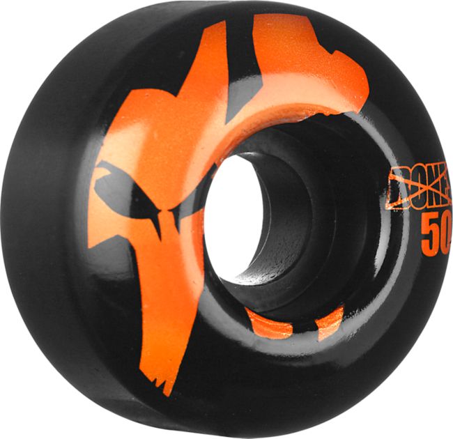 Bones Icons Black & Orange 50mm Skateboard Wheels