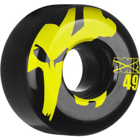 Bones Icons Black & Yellow 49mm Skateboard Wheels