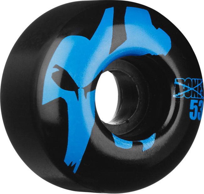 Bones Strobe Black & Blue 53mm Skateboard Wheels