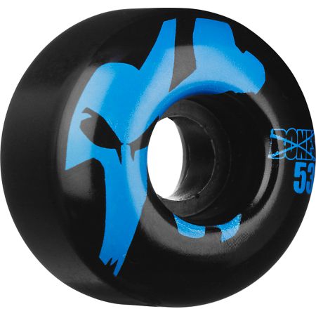 Bones Strobe Black & Blue 53mm Skateboard Wheels