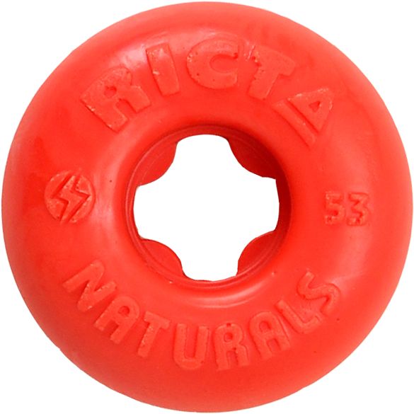 Ricta Natural Red 53mm Skateboard Wheels