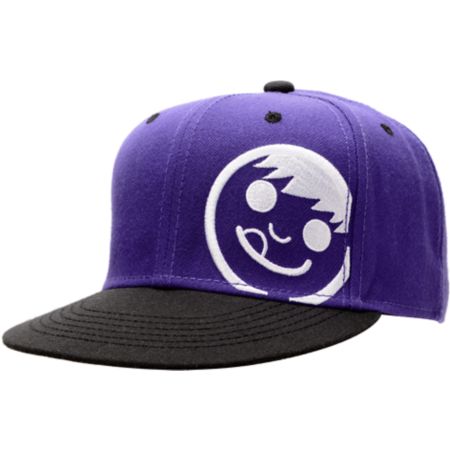 Neff Corpo Purple & Black Snapback Hat