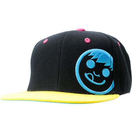 Neff Corpo Black & Yellow Snapback Hat