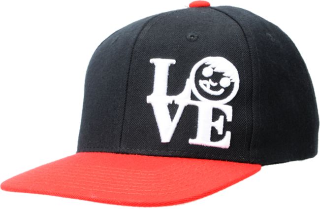 Neff Love Black & Red Snapback Hat