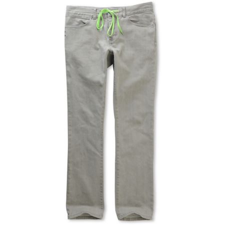 KR3W K-Slim Lizard King Grey Jeans