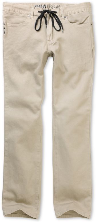 KR3W K-Slim Twill Khaki Pant