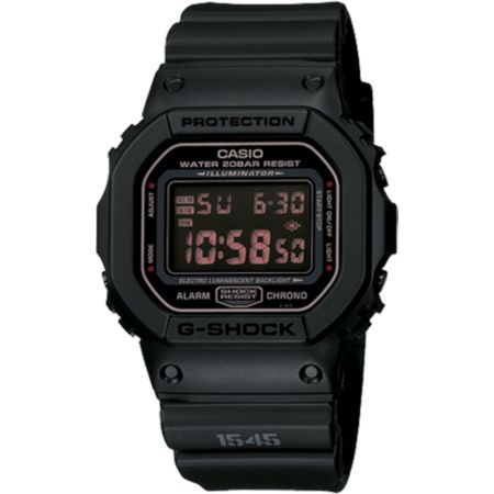 G-Shock DW5600MS-1 Classic Military Black Watch