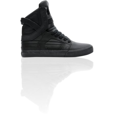 Supra Skytop II Black Satin Tuf Shoe