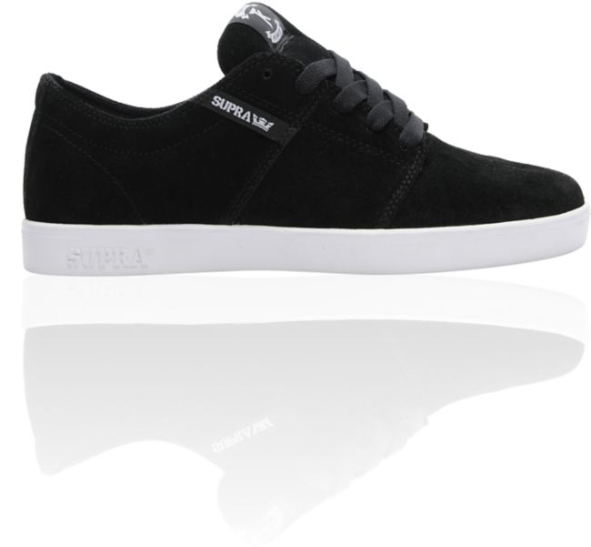 Supra TK Stacks Black Suede Skate Shoe