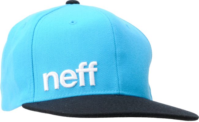 Neff Daily Cyan & Black Snapback Hat