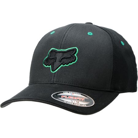 Fox Back Alley Black & Green FlexFit Hat