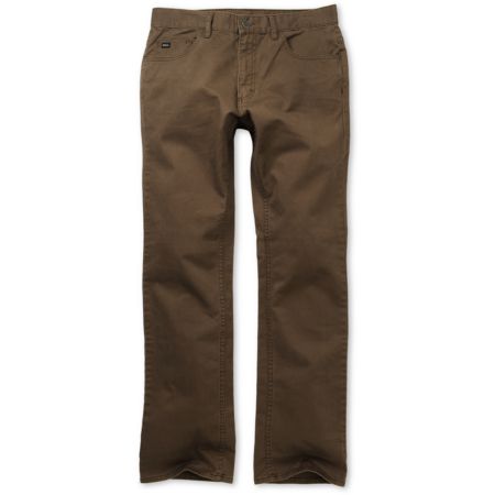 RVCA Romero Brown Stretch Twill Pants