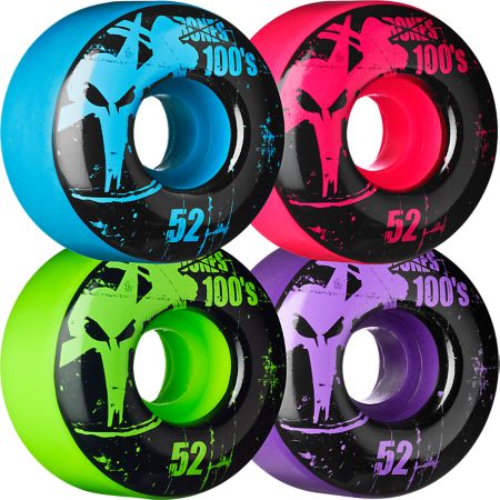 Bones 100s Mixup 52mm Skateboard Wheels