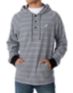 LRG Billy Marks White & Black Henley Hoodie