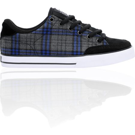 Circa AL 50 Black & Royal Plaid Skate Shoe
