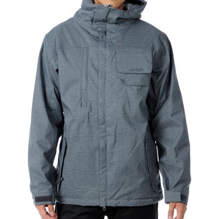 686 Mannual Legacy 2012 Grey 10K Guys Snowboard Jacket