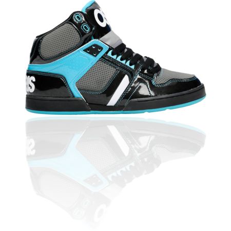 Osiris NYC 83 Black, Charcoal, & Teal Shoe