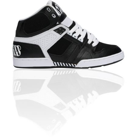 Osiris NYC 83 Black & White Striped Shoe