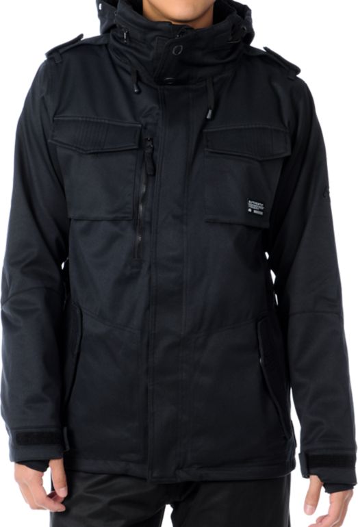 686 M-65 2012 Black 10K Guys Snowboard Jacket