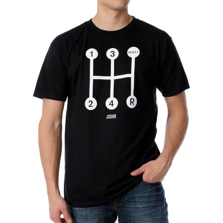 Casual Industrees Party Gear Black Tee Shirt