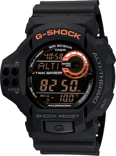 G-Shock GDF100-1B Classic Black & Orange Watch