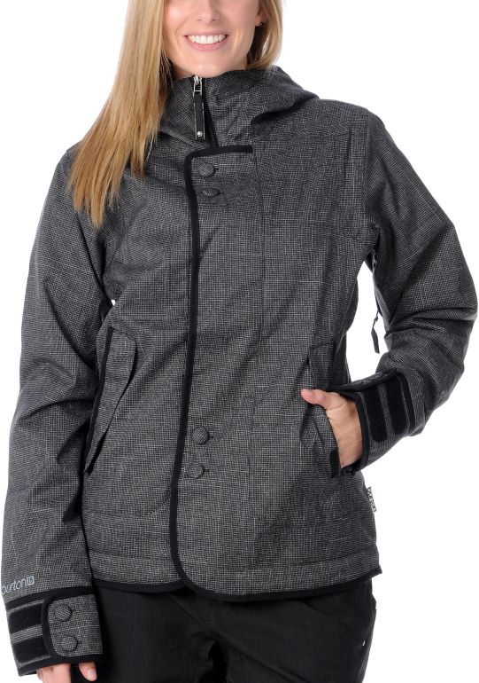 Burton Girls 2012 Black 10K Jet Set Snowboard Jacket