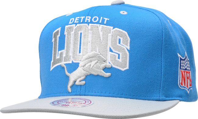 NFL Detroit Lions Mitchell & Ness Arch Snapback Hat