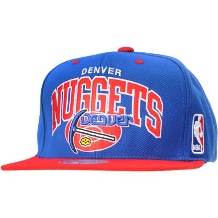 NBA Denver Nuggets Arch Mitchell & Ness Snapback Hat